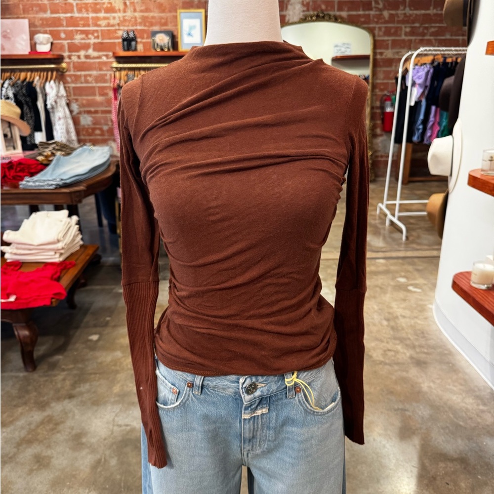 Enza Costa Cashmere twist top